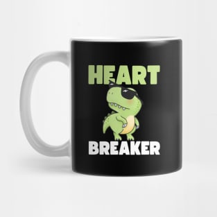 KIDS VALENTINES HEART BREAKER T-REX Mug